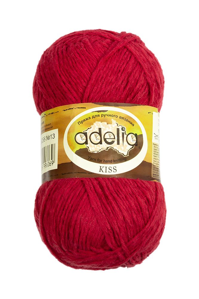 Пряжа Adelia Kiss / уп.10 мот. по 50г, 145м, 13 бордовый