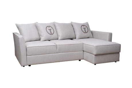 Диван трехместный с канапе Garda Decor Sorrento 230 механизм тик-так