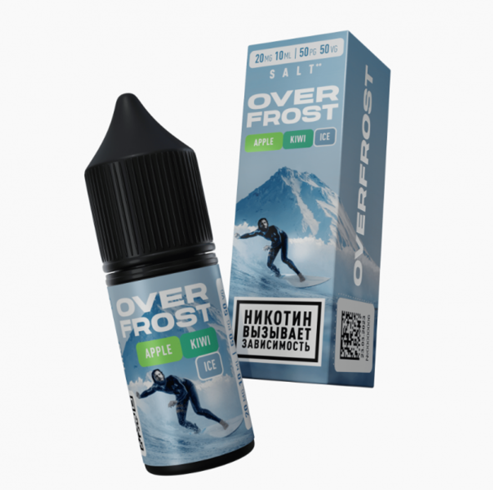 Жидкость Overfrost Salt 30мл Apple Kiwi Ice МТ