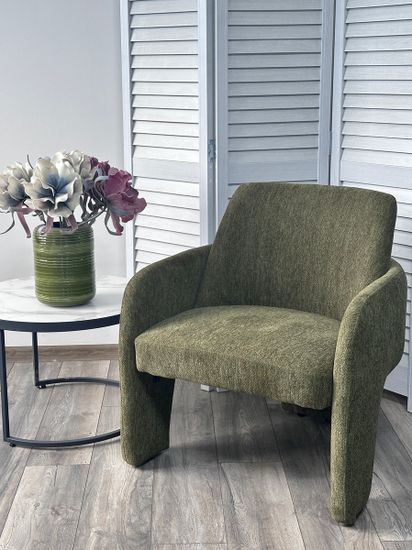 Кресло CUBE OTE SEA-360 Зеленый, ткань/каркас металл в тканевой обивке OTE SEA 360