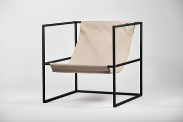 Уличное кресло TESS Outdoor Chair black / olive beige textile (Up!Flame)
