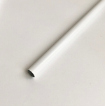 Карниз кованый "Заглушка Ост" d16 мм трехрядный со второй направляющей, цвет белый