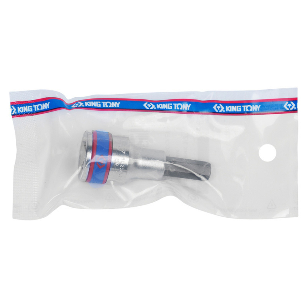 KING TONY (402509) Насадка (бита) торцевая 1/2", L = 60 мм, HEX, 9 мм