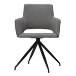 Кресло camila, рогожка, серое