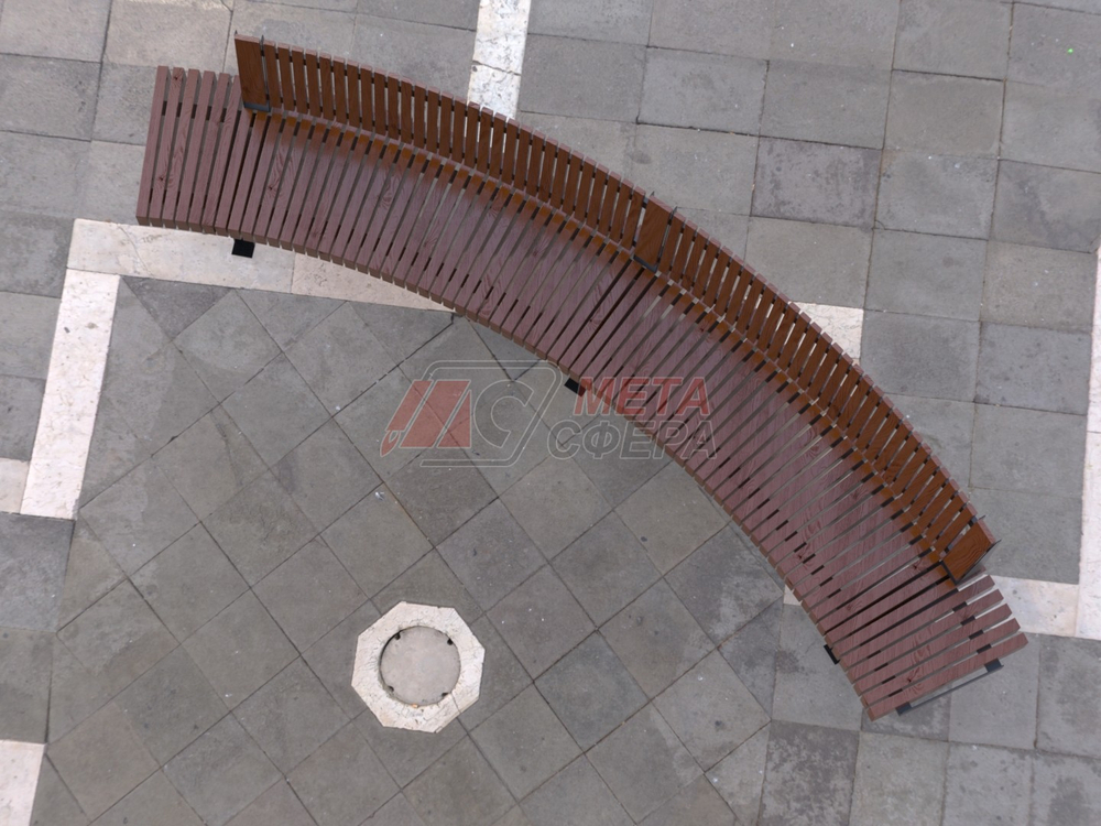 Скамейка Rail Road 03 внутренний радиус