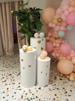 Фотозона круглая с баннером