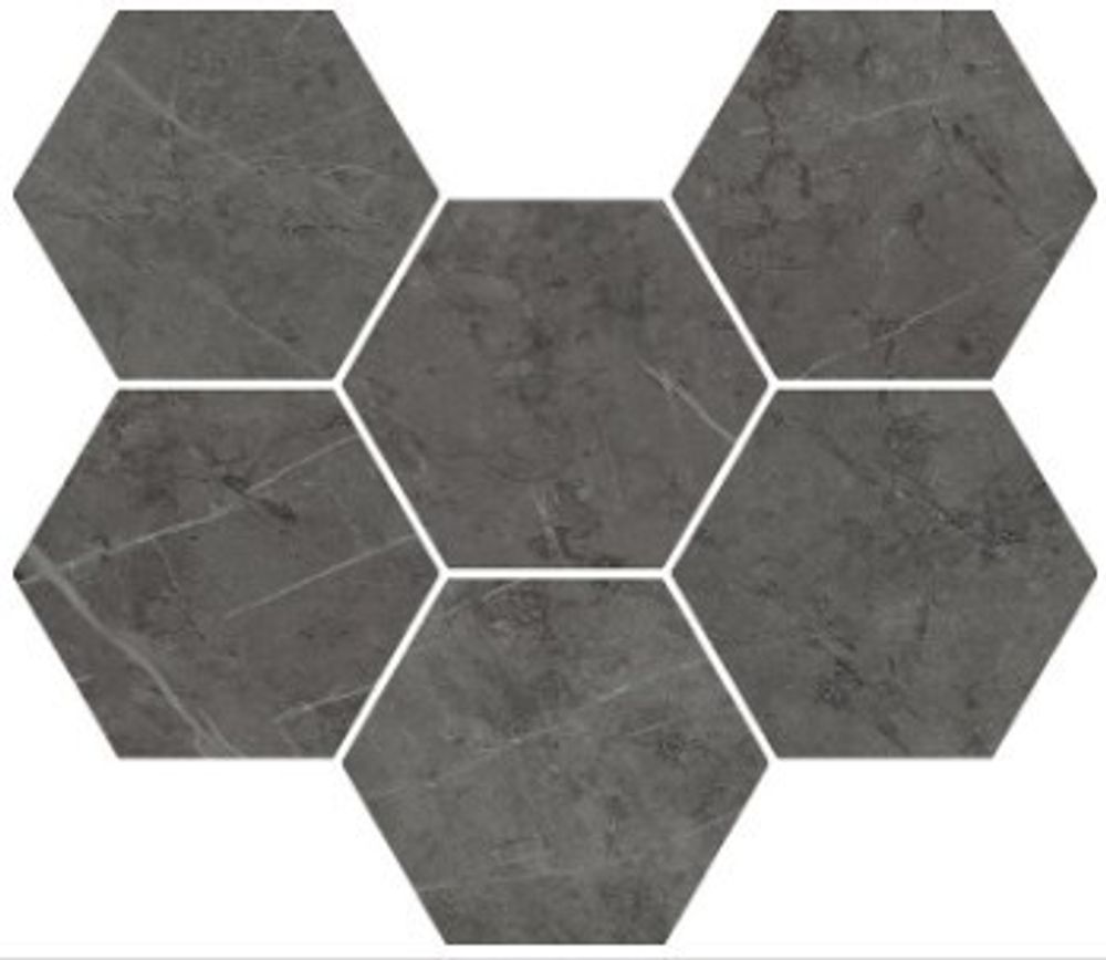 Italon Charme Evo Hexagon Antracite 25x29