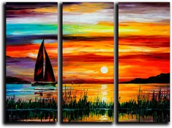 Модульная картина "Кипарис"