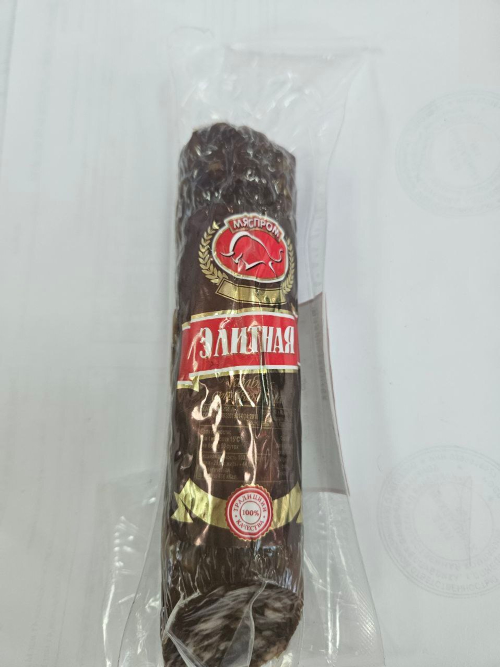 Колбаса Элитная, Мяспром/140 гр.