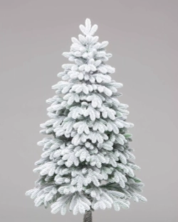 Искусственная елка Валдайская заснеженная 210 см., 100% литая хвоя, ЕлкиТорг (272210)