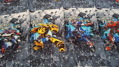 Футер (панель).Трансформер Красный, №4