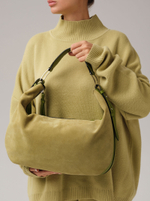 Сумка хобо Azaro 30861 зеленый бамбук