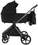 Детская коляска Pituso Teffy 3 в 1 с автокреслом Baesa Black Caviar Black/Graphite