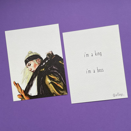 Открытка / artkeys_ / BTS / "daewchita"