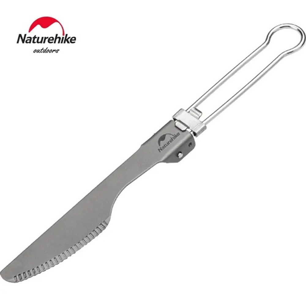Нож титановый Naturehike Titanium Alloy Outdoor Travel Folding Tableware Knife (NH19C001-J)