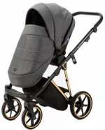 Детская коляска Adamex Belissa Special Edition 3 в 1 B-PS562 (Т.СЕР ЗОЛОТ.РАМ)