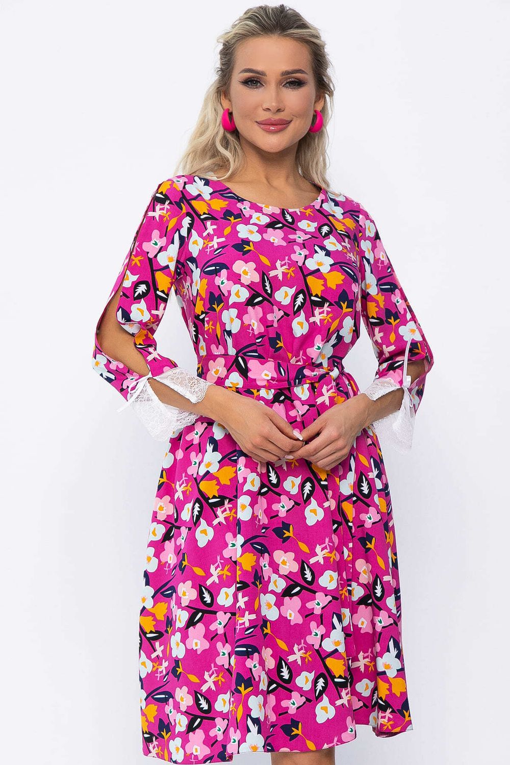 Платье Яна (розовое) П13638-33М LT Collection