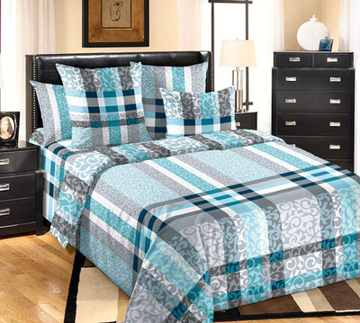 Постельное белье перкаль Евроразмер Бруно 1