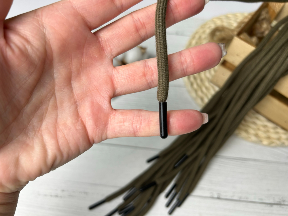 Шнур ХБ КРУГЛЫЙ хаки 1,2м