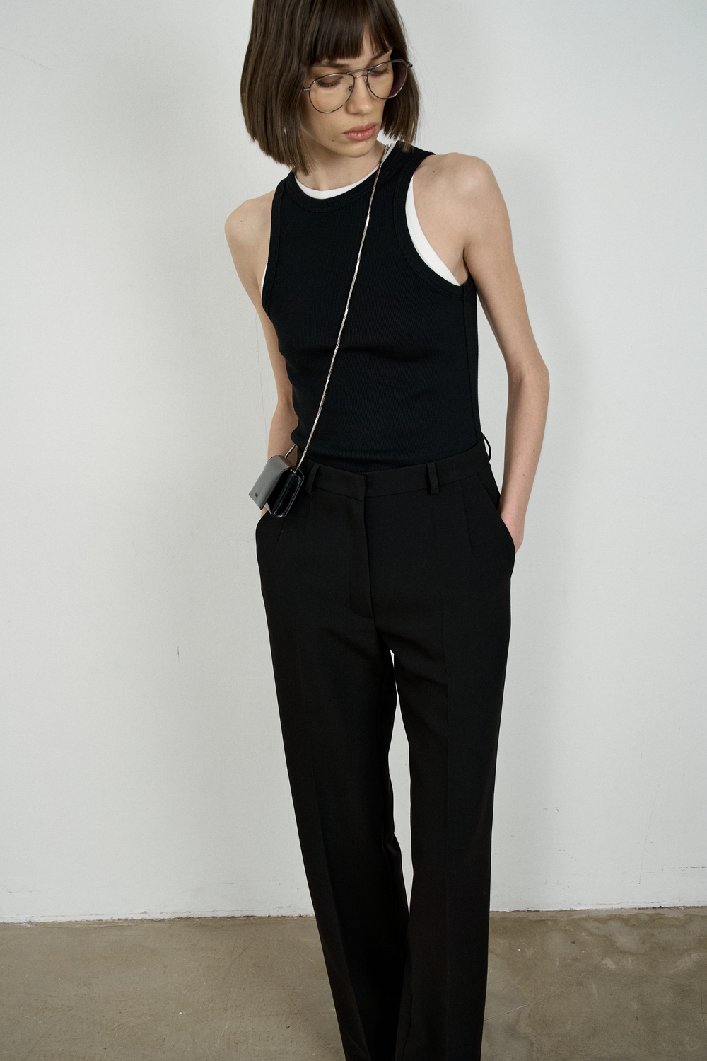 Майка в рубчик BASIC