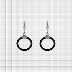 "Хиона 1" серьги в серебряном покрытии из коллекции "Эврика" от Jenavi  с английским замком