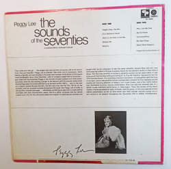 Peggy Lee Sylvania Presents The Sounds Of The Seventies (US 1971)