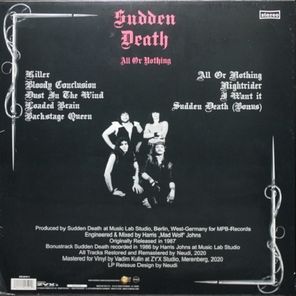 Sudden Death / All Or Nothing (LP)