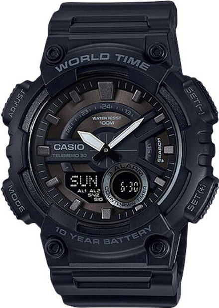 Мужские наручные часы Casio AEQ-110W-1B