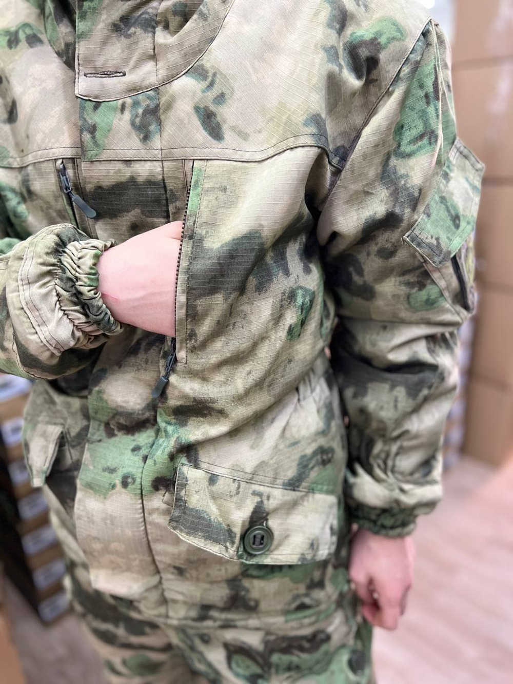 Костюм горка 5 зима лайт / мох