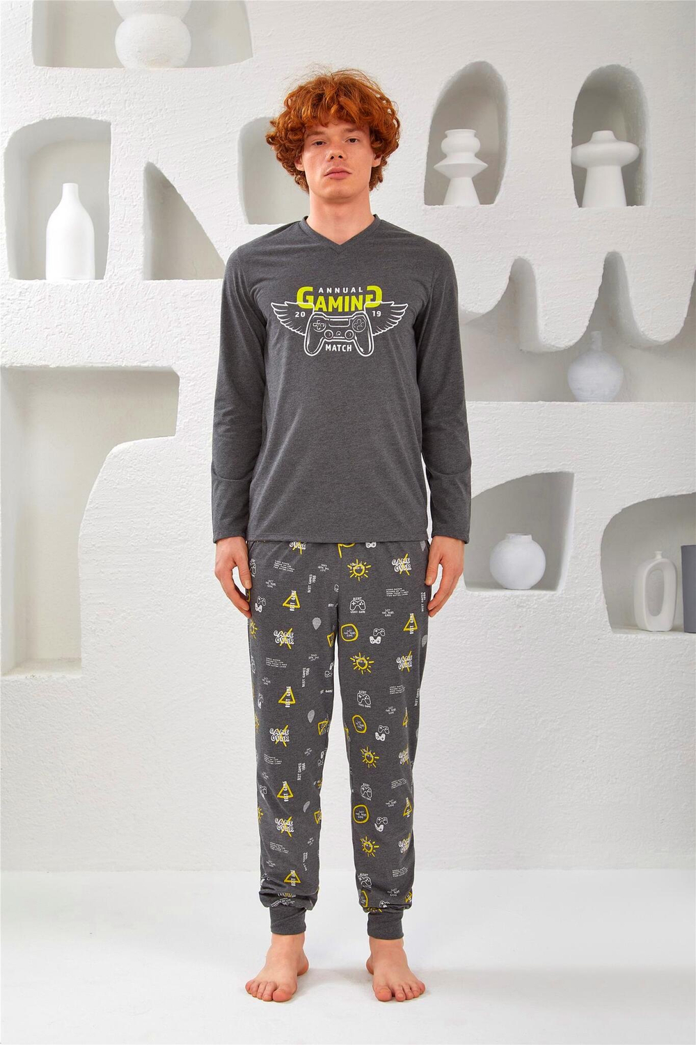 RELAX MODE - Пижама мужская пижама мужская со штанами - 10758