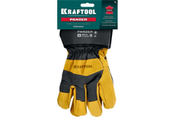 Комбинированные кожаные перчатки KRAFTOOL Panzer XL 11320-XL