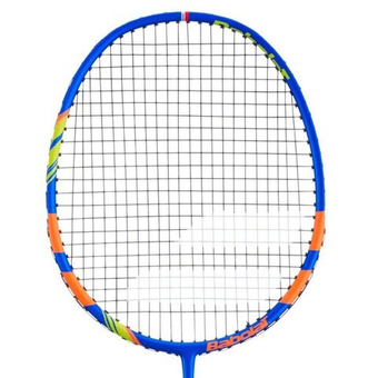 Ракетка для бадминтона Babolat Explorer II Strung - blue/orange