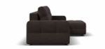 Угловой диван Денди Рогожка Мальмо шоколад