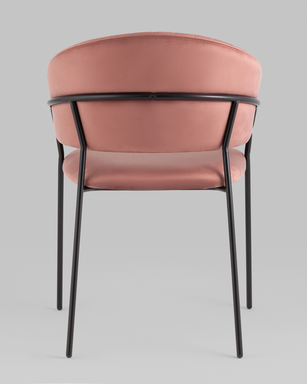 Стул Бруно велюр пыльно-розовый