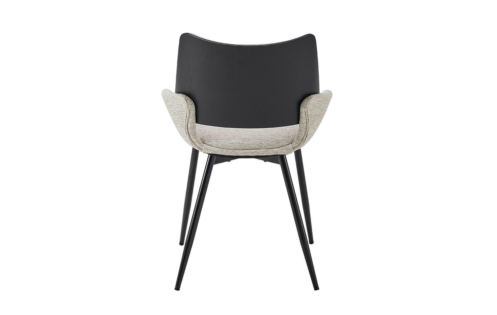 Стул JY6286X-T2 бежевый #OTE TOPIC103/черный