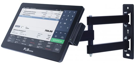 Сенсорный моноблок POSCenter Atlas (15.6&quot;, PCAP, AG-J4125, RAM 8Gb,SSD M2 128Gb,MSR)стенд NS, без ОС