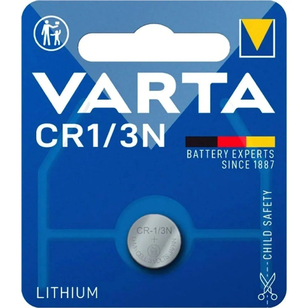 Батарейка Varta ELECTRONICS CR1/3N 1шт Lithium 3V (6131) (1/10/100)