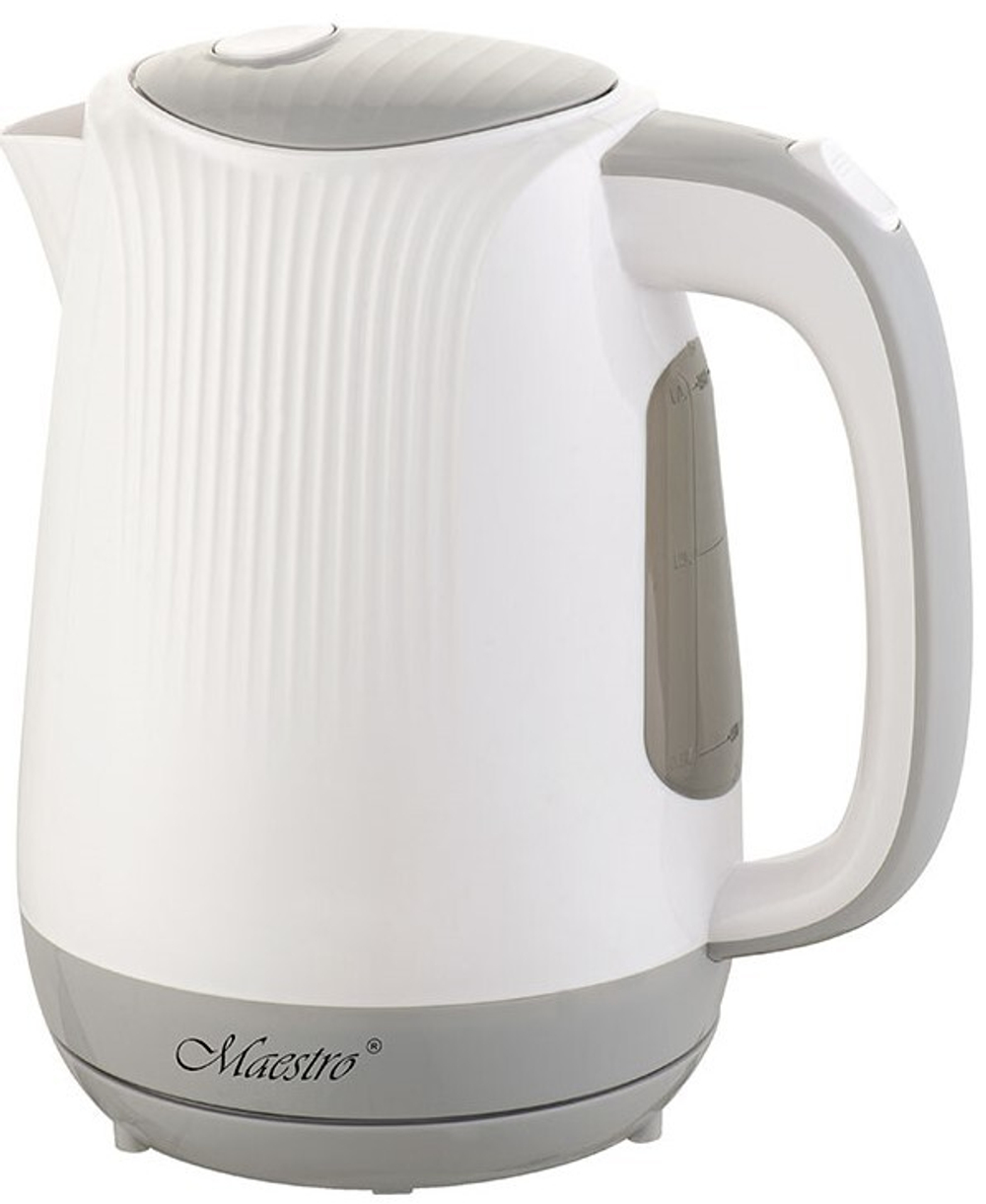 MR-042-WHITE Эл.чайники 1,7л (диск.,подсв.) Maestro