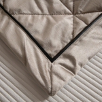 Велюровое покрывало в клетку с наволочками OVL036