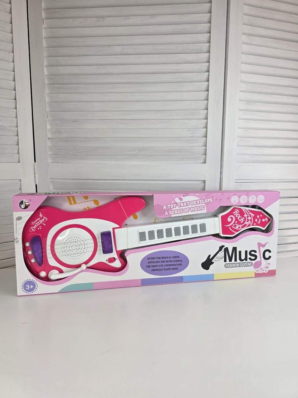 Гитара музыкальная с микрофоном, детская (200692442)