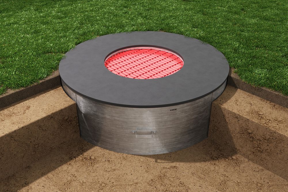 Встраиваемый уличный батут