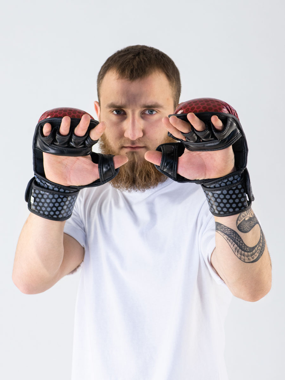 Перчатки тренировочные OXXFIRE MMA, черные