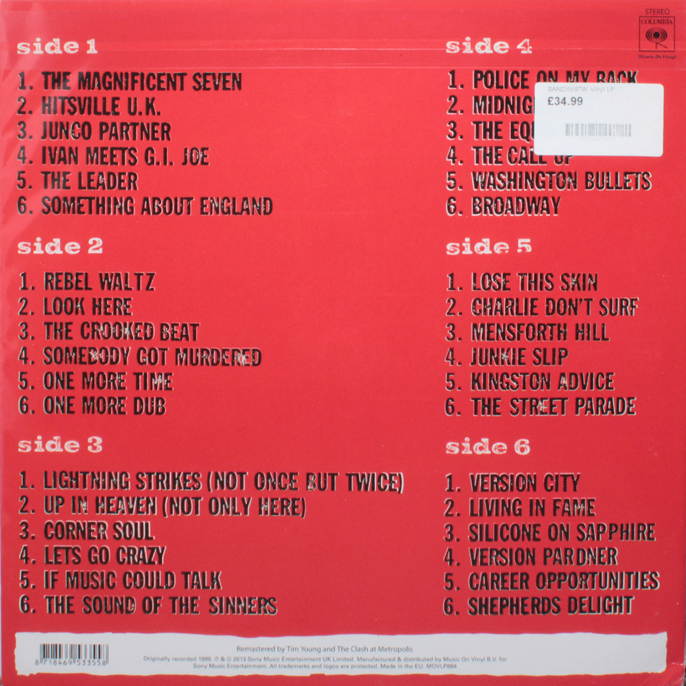 The Clash / Sandinista! (3LP)