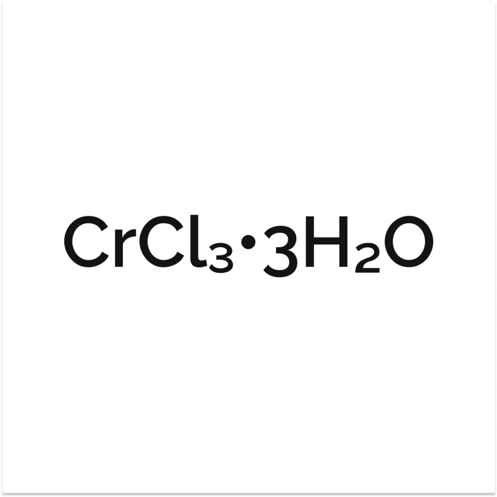 хром (III) хлористый 3-водный формула