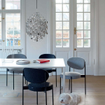 Pendant design lamp  Spiral SP02 by Verpan Panton (Silver)