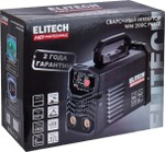 Сварочный инвертор ELITECH WM 200C PULSE HD 204467