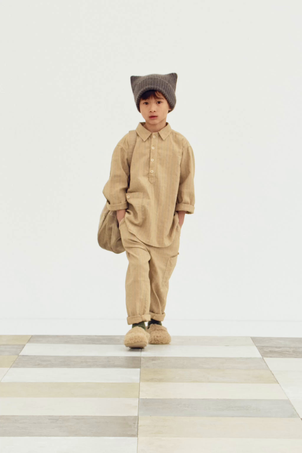 ZARA БРЮКИ ПРЯМОГО КРОЯ В ПОЛОСКУ, ПОЛОСКИ