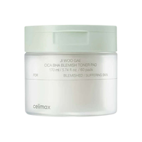 Celimax Ji Woo Gae Cica Bha Blemish Toner Pad 60pcs