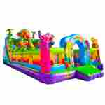 Коммерческий надувной батут «Хамелеон и динозавры Ультра 2» 12*6*6 м