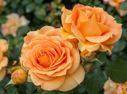 Роза «Голден Эльза» (Golden Elza) флорибунда